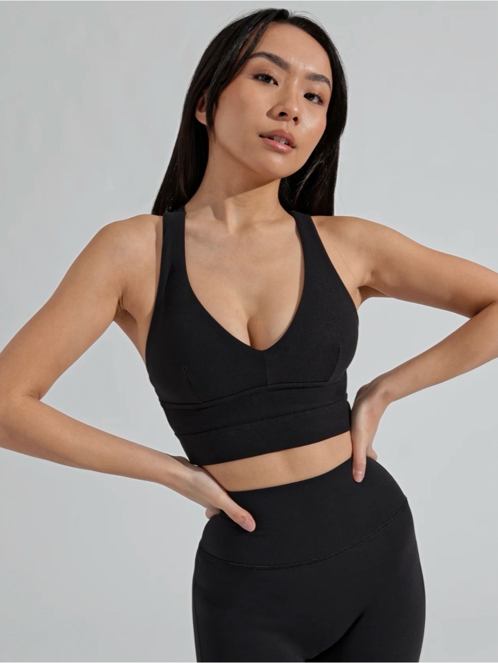 BuffBunny Black Alpha Sports Bra